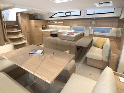 AIR, a Beneteau Oceanis 52 sailboat at Kontokali, Greece