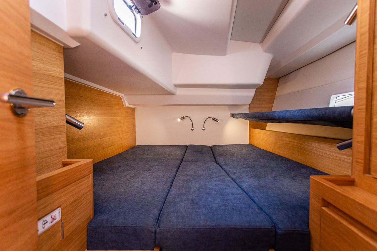 Cabin on Sophia, a X-Yachts X4⁶ sailboat at Lavreotiki Municipal Unit, Greece