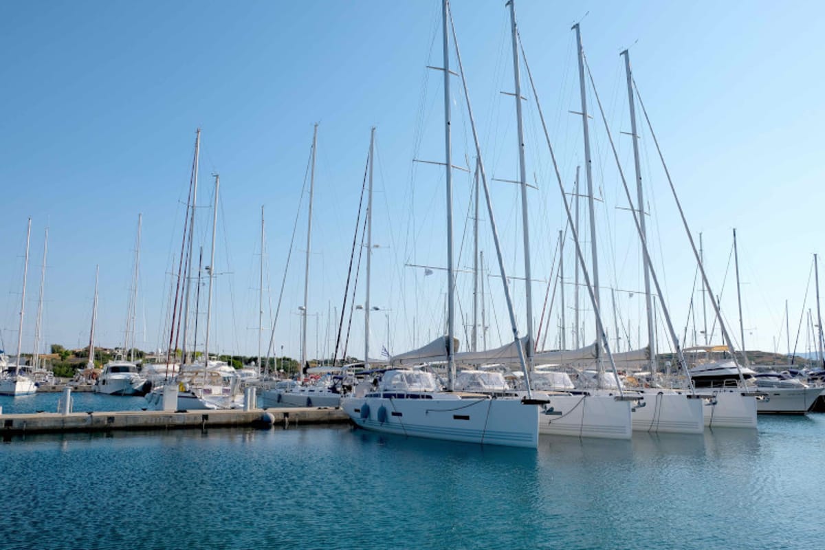 Sophia, a X-Yachts X4⁶ sailboat at Lavreotiki Municipal Unit, Greece