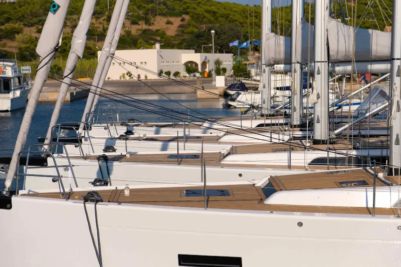 Sophia, a X-Yachts X4⁶ sailboat at Lavreotiki Municipal Unit, Greece