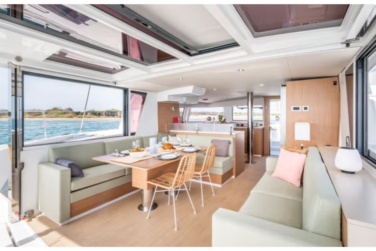 Salon of BRAND NEW 2026, a Bali 4.6 catamaran at Municipal Unit of Lefkada, Greece