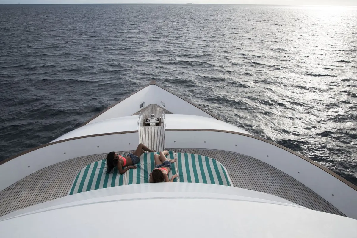 Deck of Honors Legacy, a Custom Made MY Honors Legacy yacht at Malé, Maldives