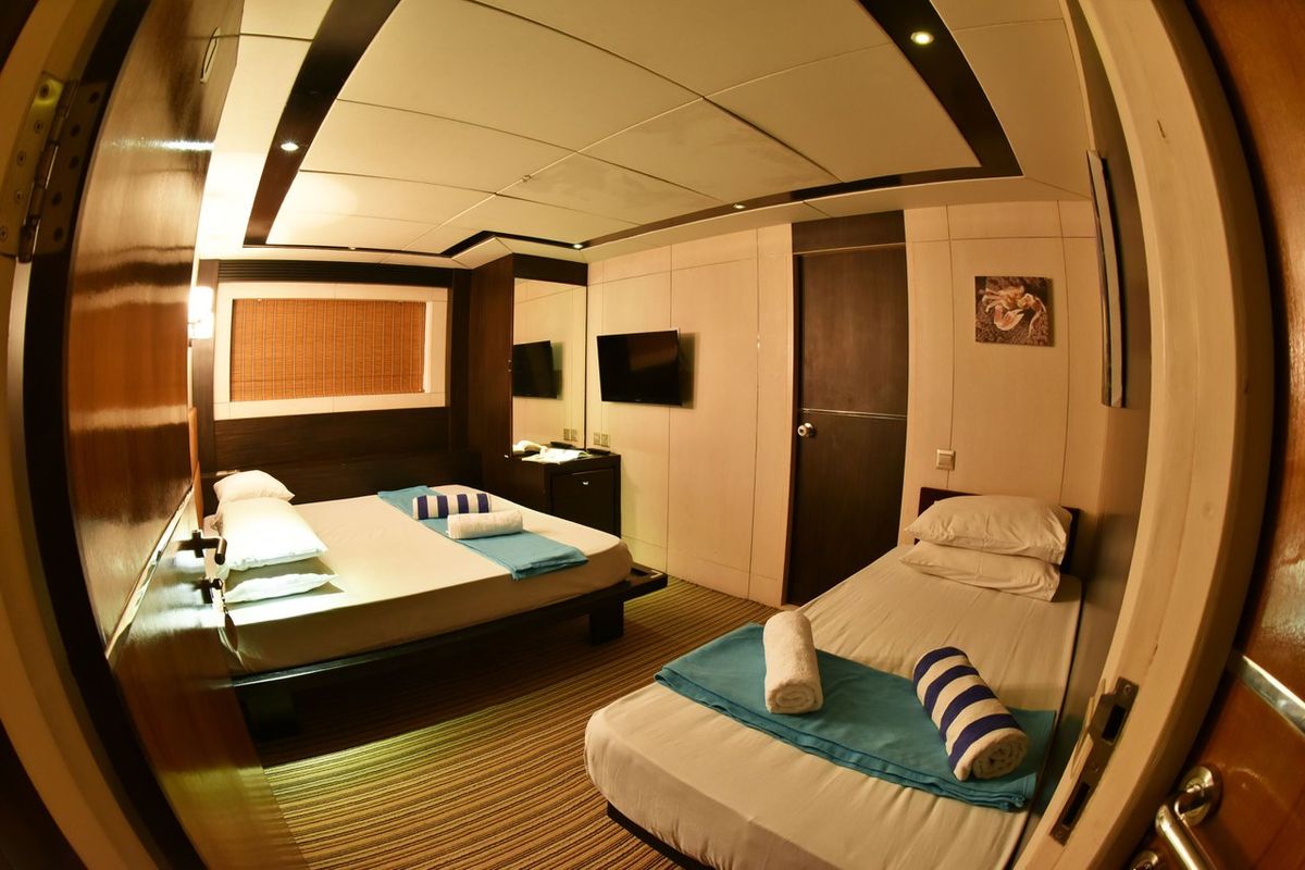 Cabin on Honors Legacy, a Custom Made MY Honors Legacy yacht at Malé, Maldives