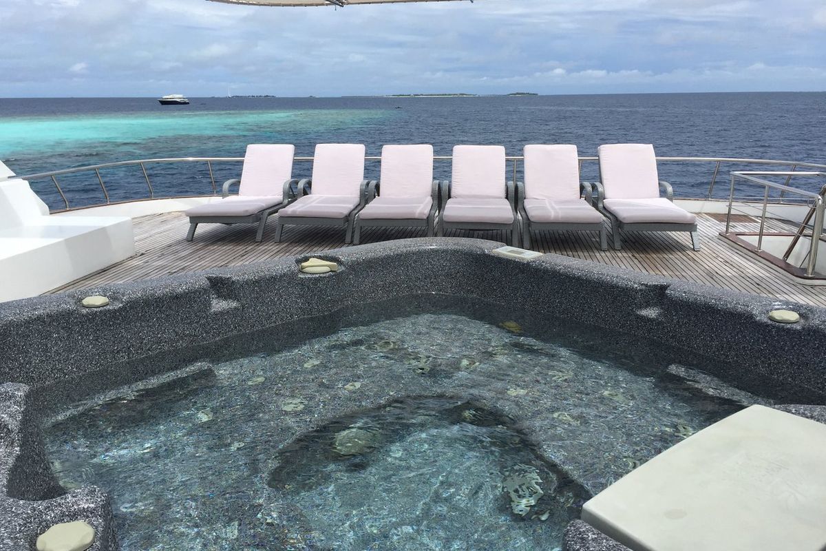 Deck of Honors Legacy, a Custom Made MY Honors Legacy yacht at Malé, Maldives