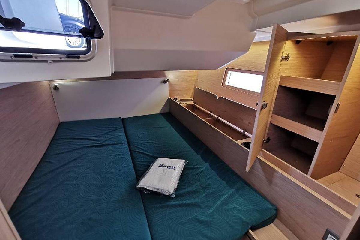 Cabin on Alexandros, a Beneteau Oceanis 51.1 sailboat at Municipal Unit of Lefkada, Greece