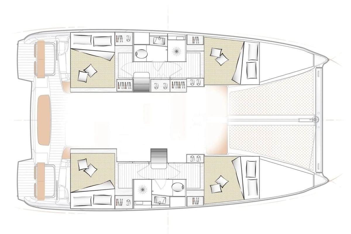 Carmelina, a Excess 11 catamaran at Fethiye, Turkey