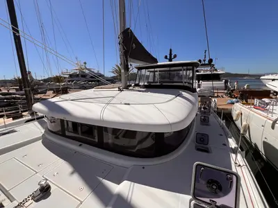 ICE CAT, a Lagoon Lagoon 42 catamaran at Olbia, Italy
