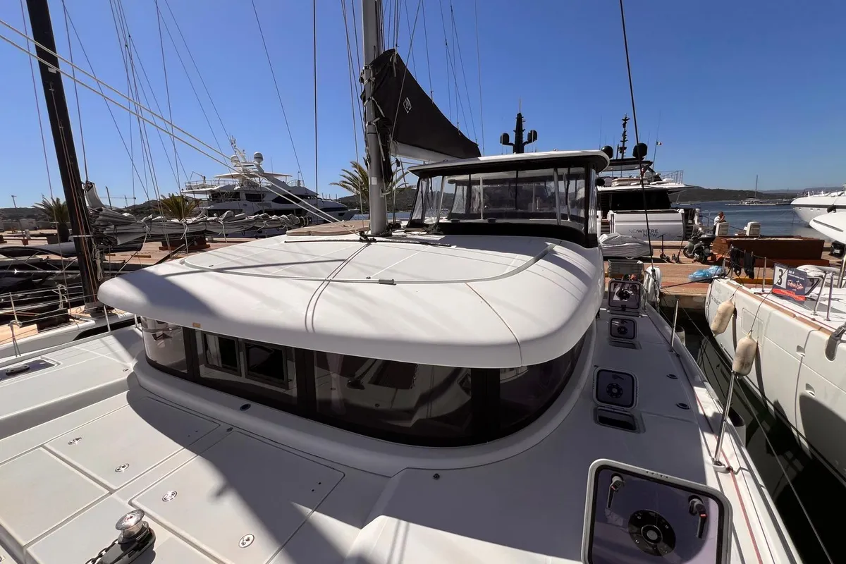 ICE CAT, a Lagoon Lagoon 42 catamaran at Olbia, Italy