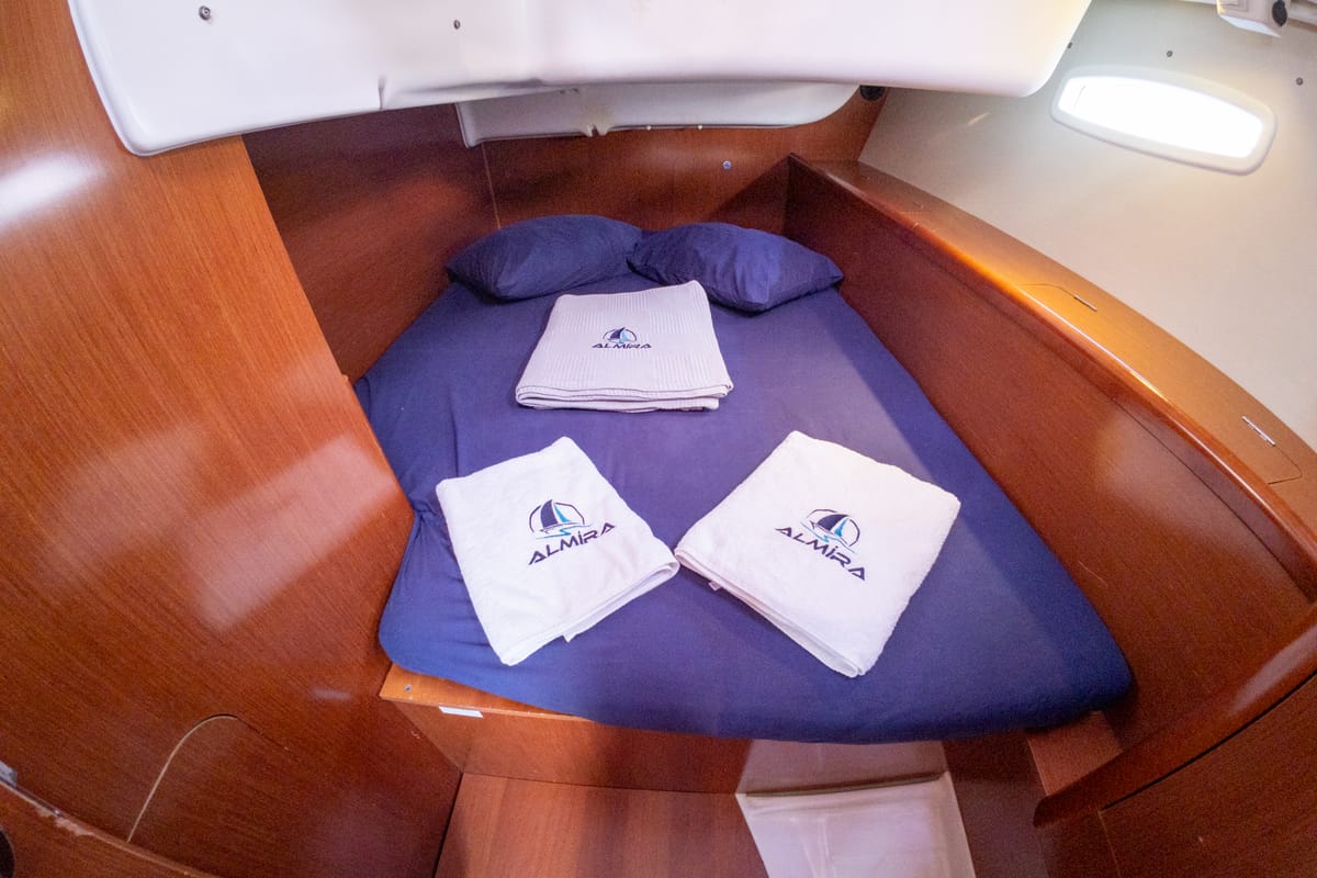 Violet, a Beneteau Oceanis 40 sailboat at Fethiye, Turkey