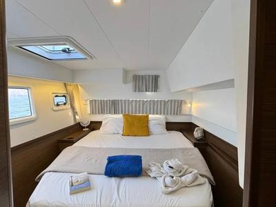 Cabin on Melina, a Lagoon 42 catamaran at Pallini Municipal Unit, Greece