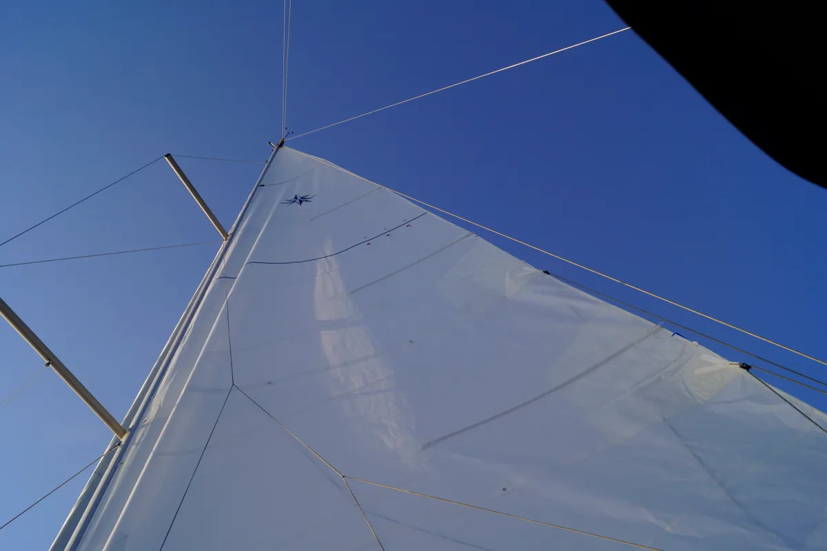 Evnia, a Jeanneau Sun Odyssey 410 sailboat at Volos Municipality, Greece