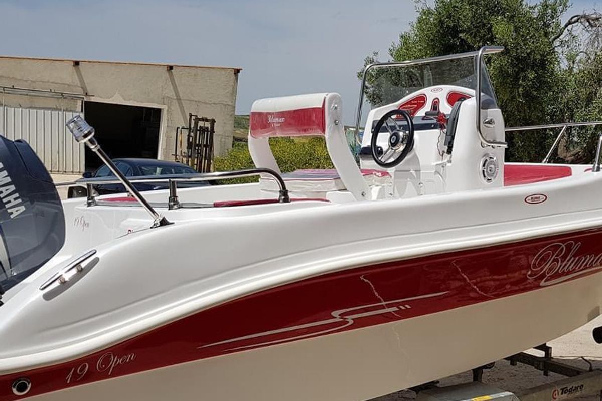 Exterior view of Nemo, a Gulet Blumax 19 Pro motorboat at Livorno, Italy