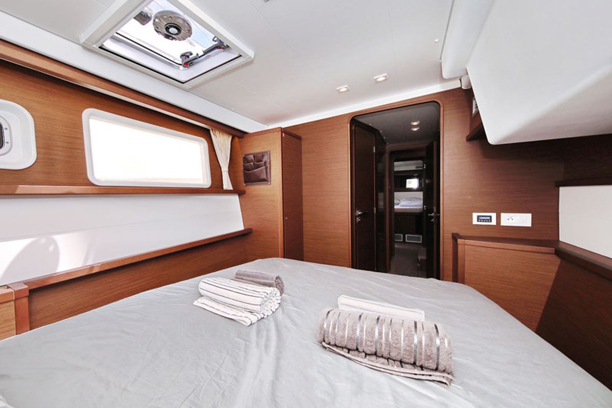 Cabin on PARADISE, a Lagoon 450 catamaran at Općina Sukošan, Croatia