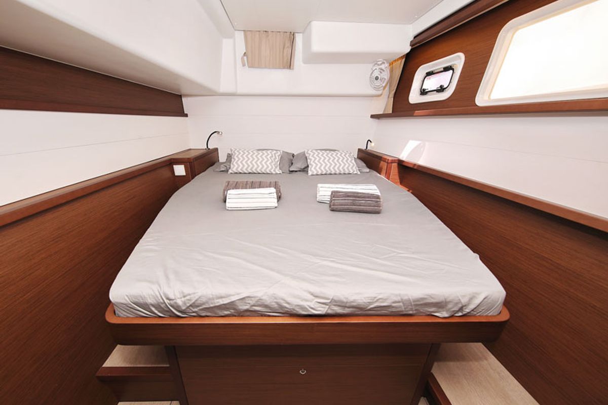 Cabin on PARADISE, a Lagoon 450 catamaran at Općina Sukošan, Croatia