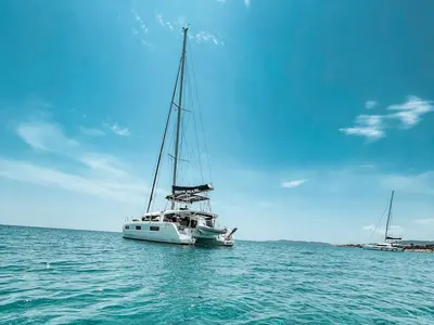 WHITE PEARL, a Lagoon Lagoon 46 catamaran at Athens, Greece