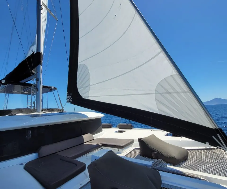 WHITE PEARL, a Lagoon Lagoon 46 catamaran at Athens, Greece