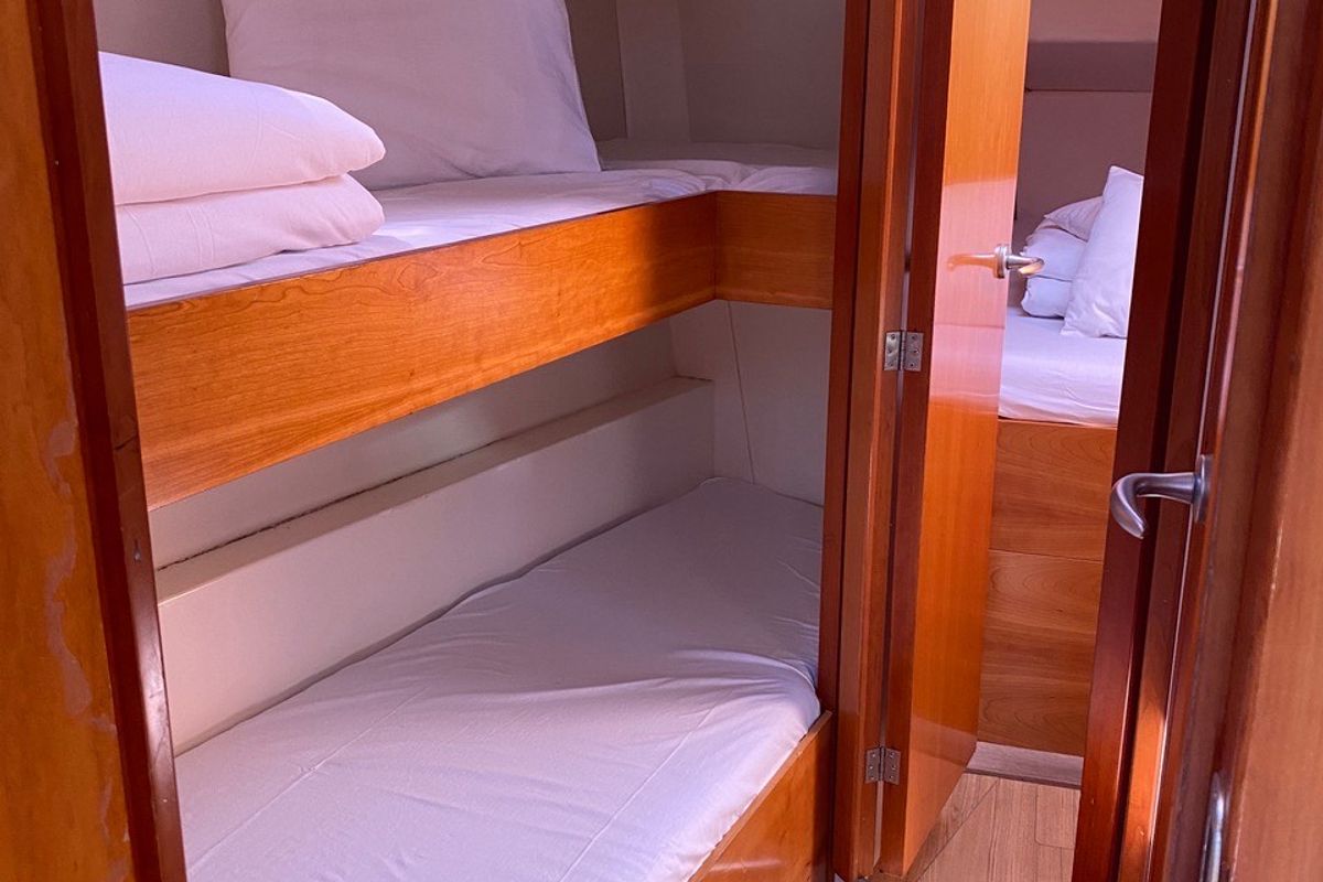 Cabin on Astraios, a Hanse Yachts Hanse 430 E sailboat at Grad Pula, Croatia