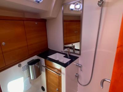 Head on Astraios, a Hanse Yachts Hanse 430 E sailboat at Grad Pula, Croatia