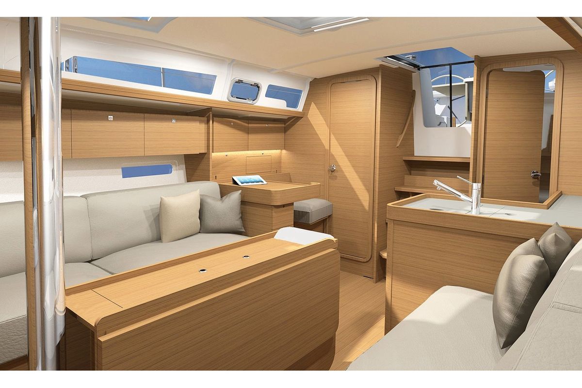 Nautilus, a Dufour 360 Grand Large sailboat at Marmaris, Turkey
