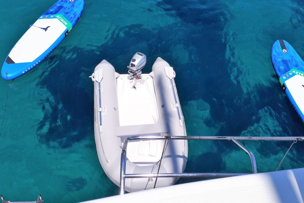 Elysium crewed - VIP equipped, a Lagoon 42 catamaran at Municipal Unit of Lefkada, Greece