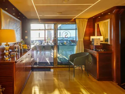 Salon of Son De Mar, a Unknown Son De Mar yacht at Split, Croatia