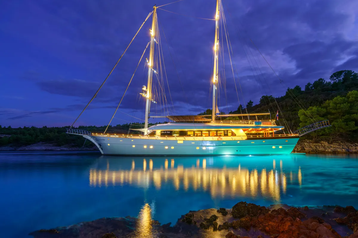 Exterior view of Son De Mar, a Unknown Son De Mar yacht at Split, Croatia