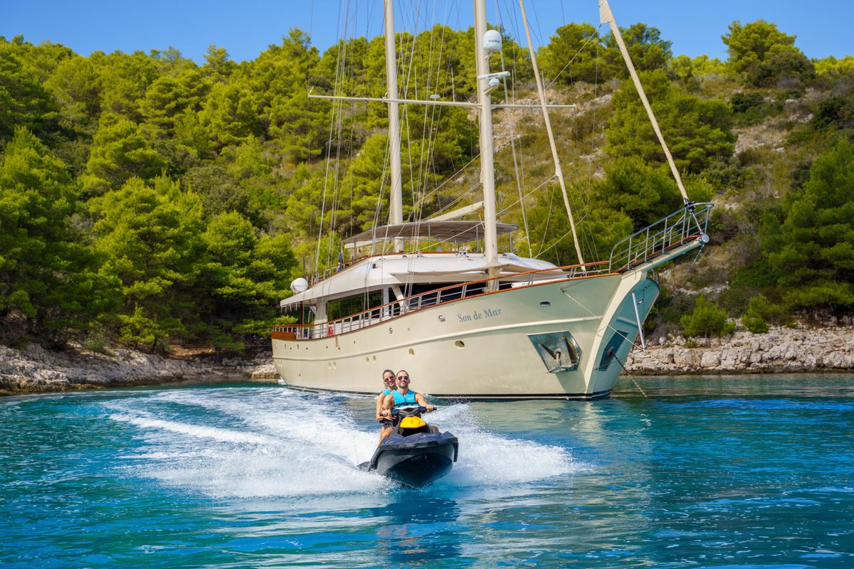 Exterior view of Son De Mar, a Unknown Son De Mar yacht at Split, Croatia