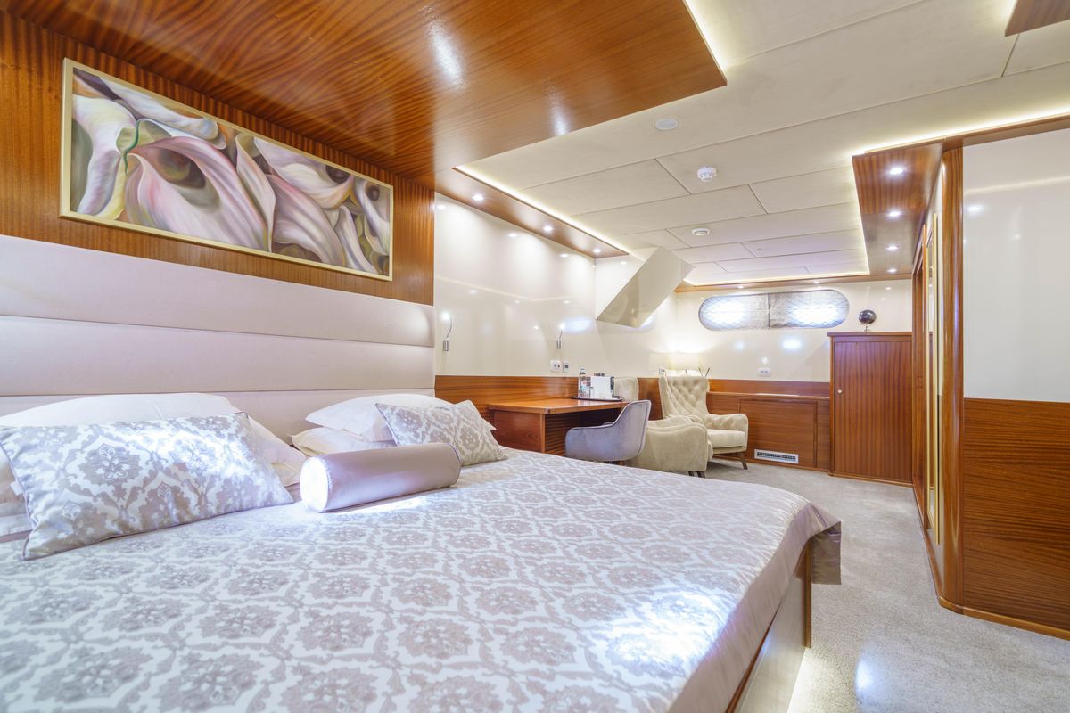 Cabin on Son De Mar, a Unknown Son De Mar yacht at Split, Croatia