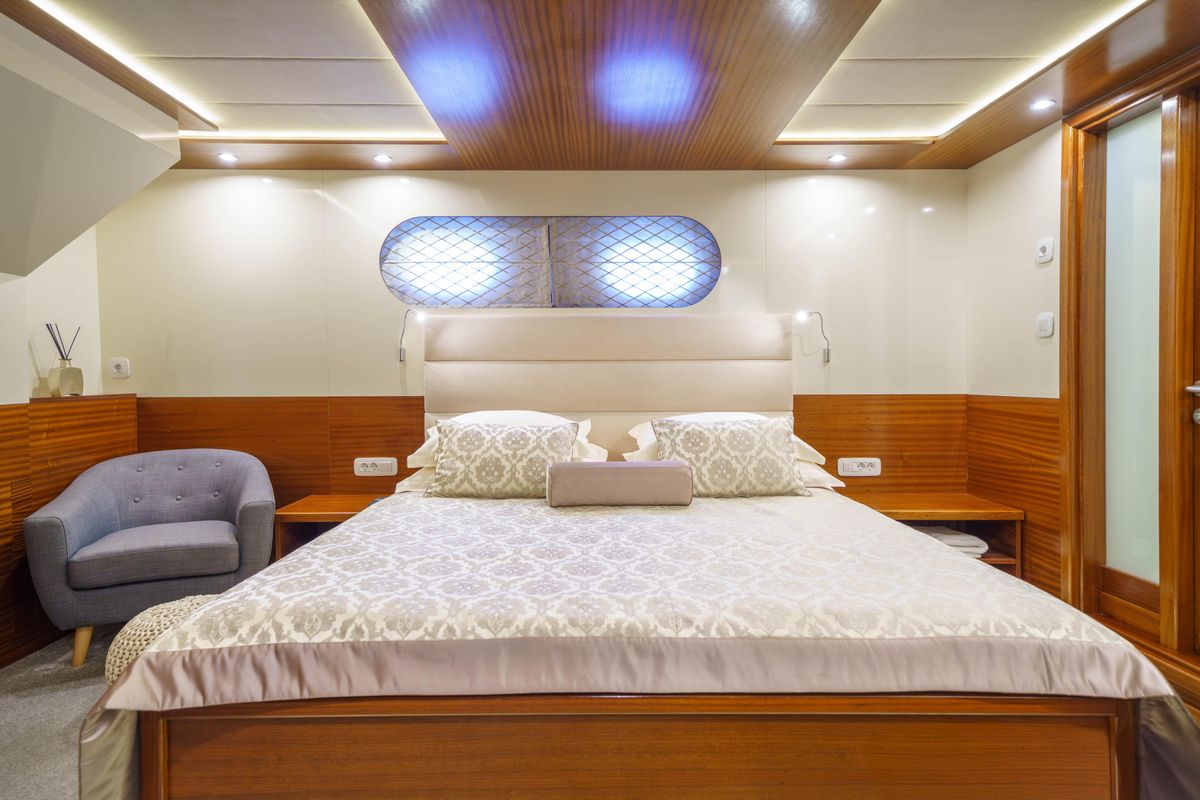 Cabin on Son De Mar, a Unknown Son De Mar yacht at Split, Croatia