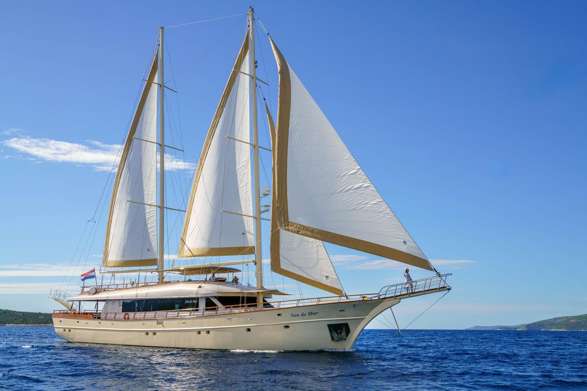 Exterior view of Son De Mar, a Unknown Son De Mar yacht at Split, Croatia