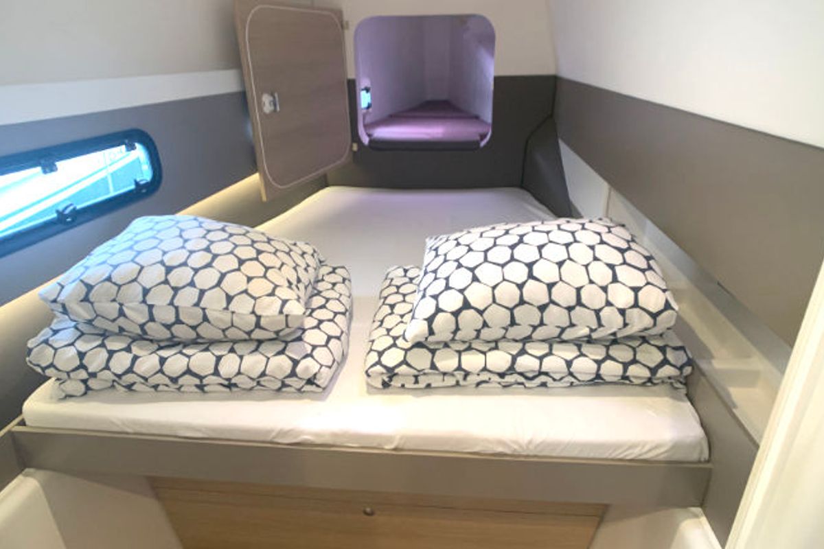Cabin on Jax, a Bali 4.1 catamaran at Općina Rogoznica, Croatia