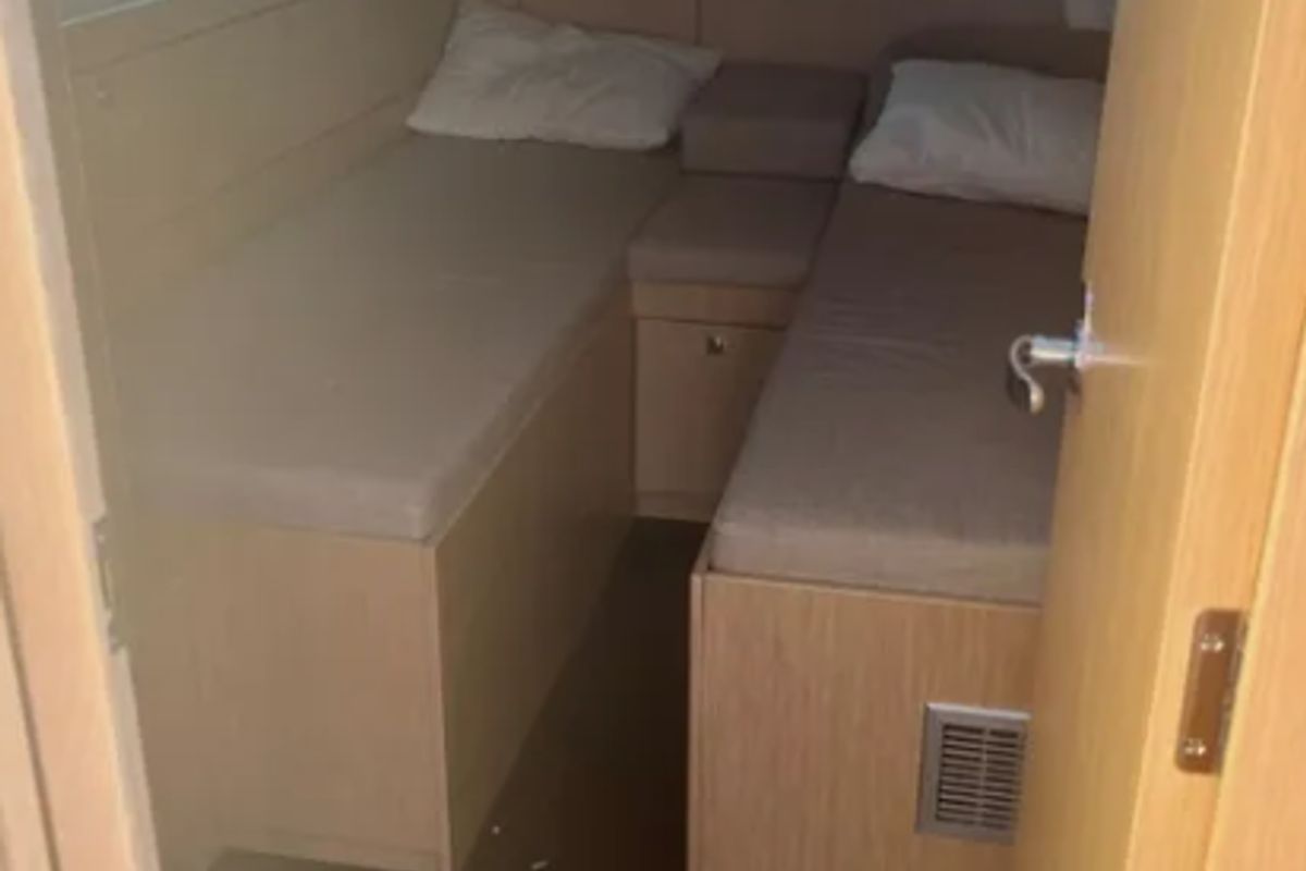 Cabin on Kebifaiv, a Bavaria C46 sailboat at Municipal Unit of Palairos, Greece