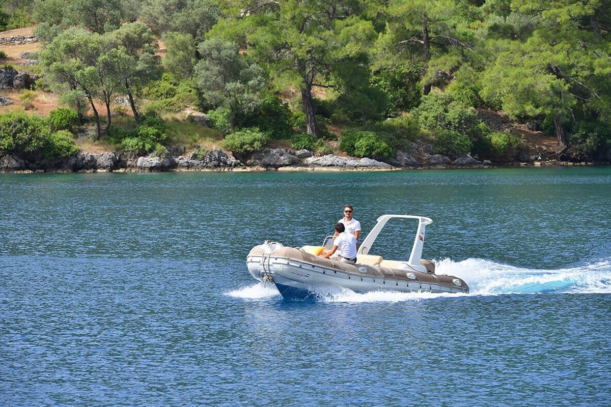 Derin Deniz, a Gulet Gulet gulet at Marmaris, Turkey