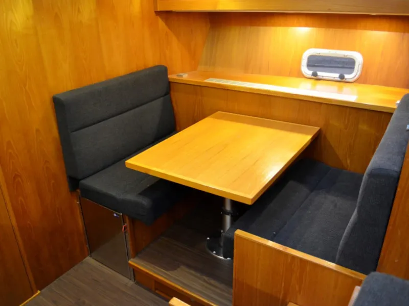 Salon of Drait 132, a De Drait Renal 36 motorboat at Drachten, Netherlands