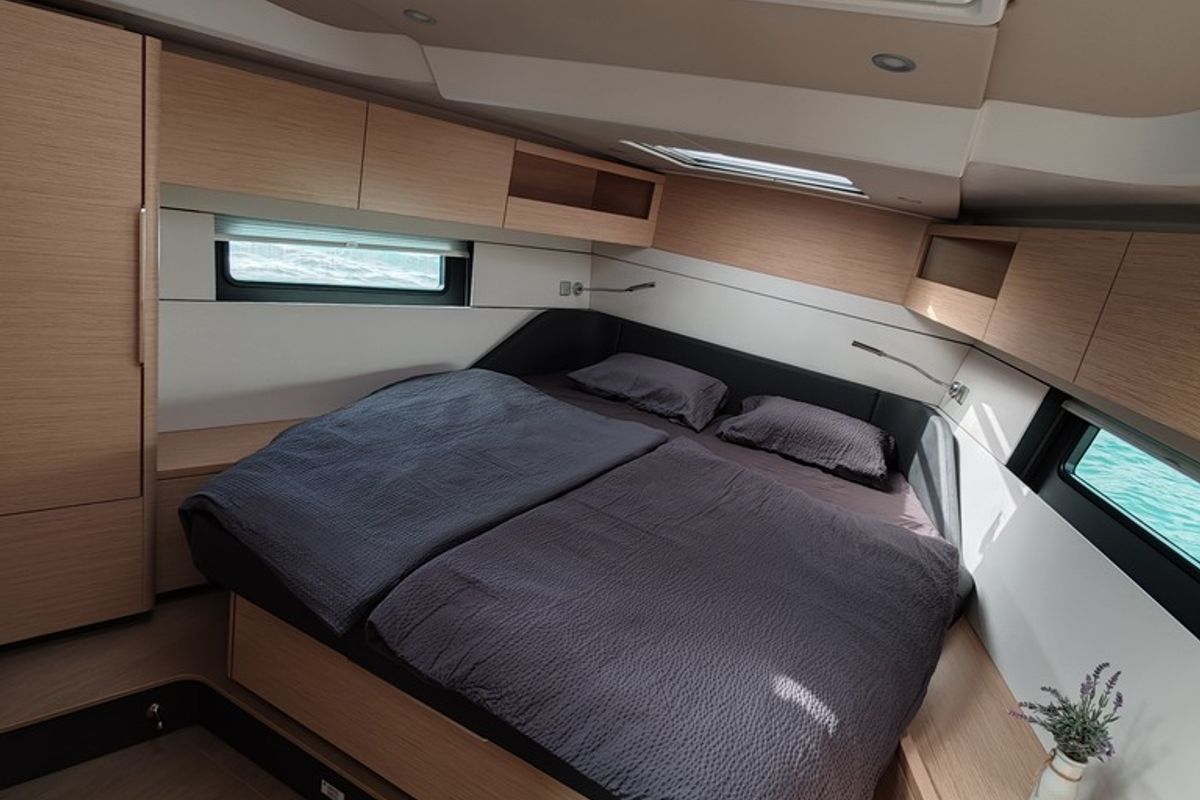 Cabin on Vingilot - OW, a Hanse Yachts Hanse 460 sailboat at Općina Medulin, Croatia