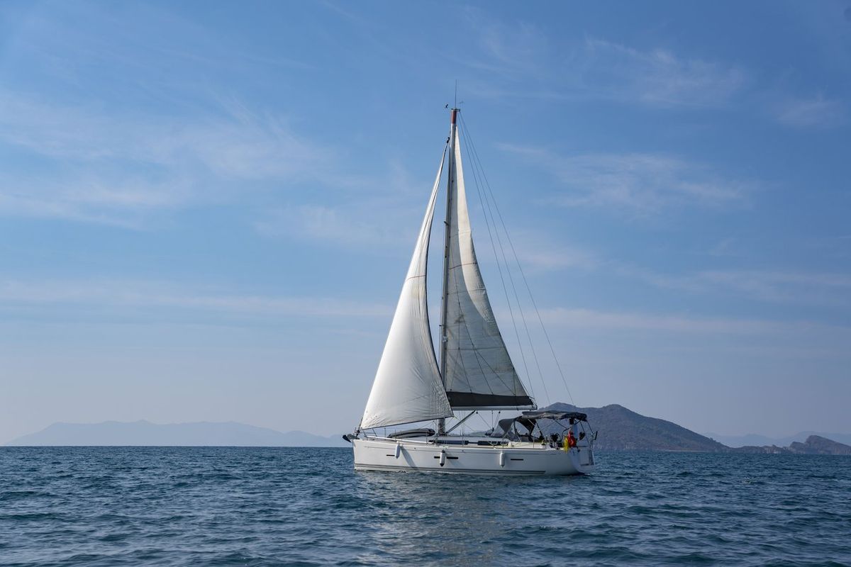 Exterior view of Daphne-S, a Dufour 405 GL sailboat at Fethiye, Turkey