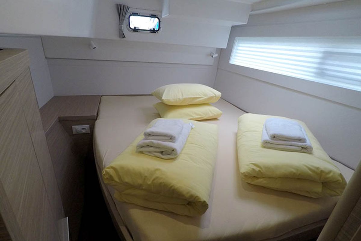 Cabin on Tom Cat, a Lagoon 40 catamaran at Grad Šibenik, Croatia