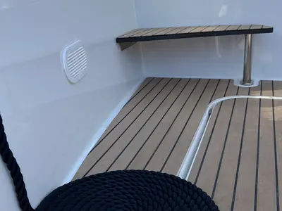 Deck of My Precious ''E'', a Fountaine Pajot Aura 51 catamaran at Municipal Unit of Ellomenos, Greece