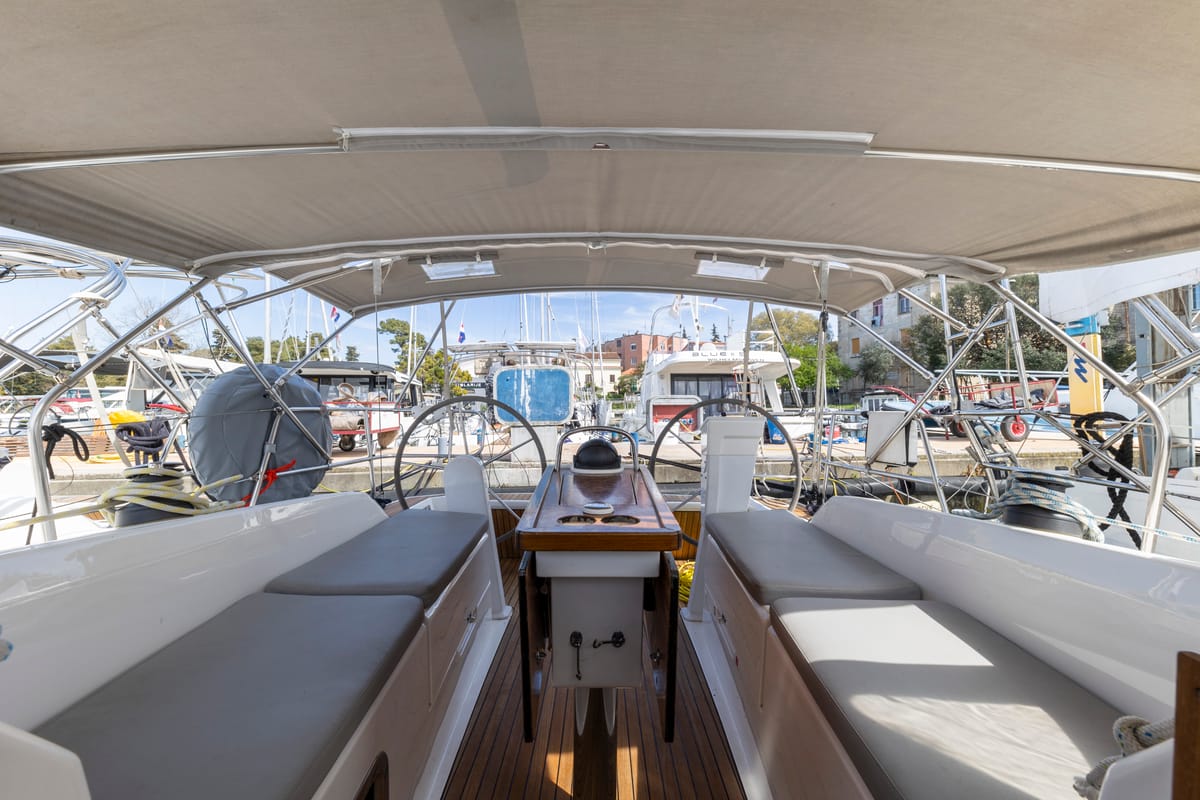 Lena, a Bavaria Cruiser 34 Style sailboat at Zadar, Croatia