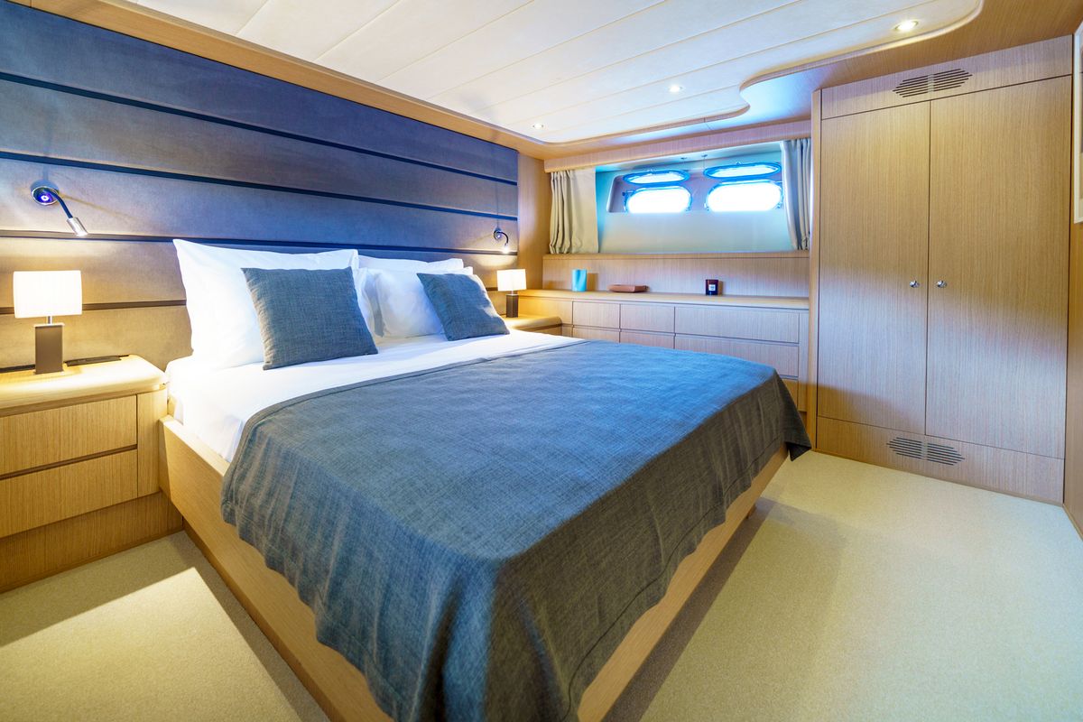 Cabin on Phantom, a Gulet Motoryacht yacht at Split, Croatia