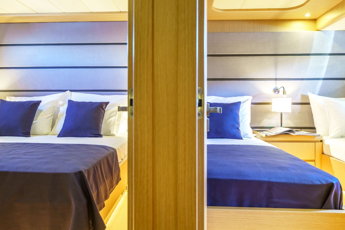 Cabin on Phantom, a Gulet Motoryacht yacht at Split, Croatia