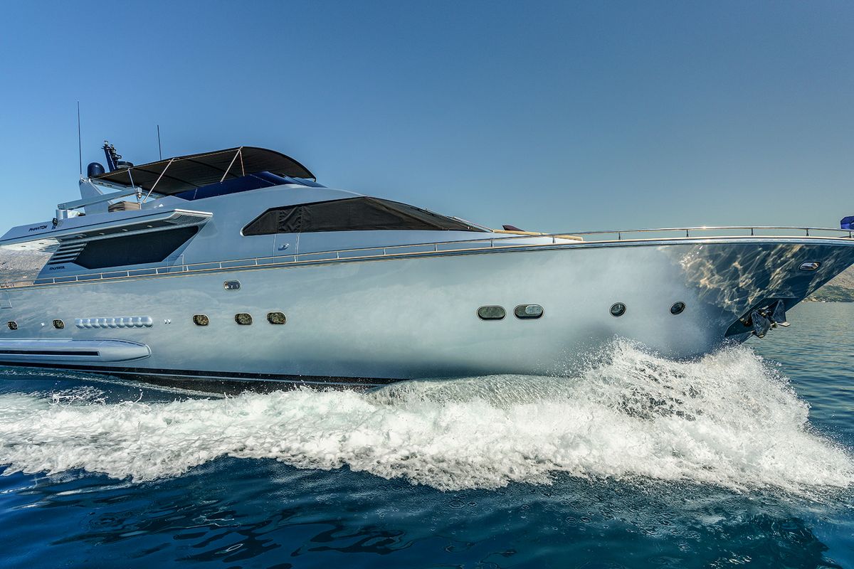 Exterior view of Phantom, a Gulet Motoryacht yacht at Split, Croatia