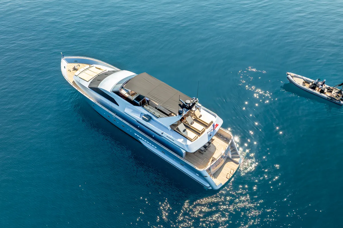 Exterior view of Phantom, a Gulet Motoryacht yacht at Split, Croatia