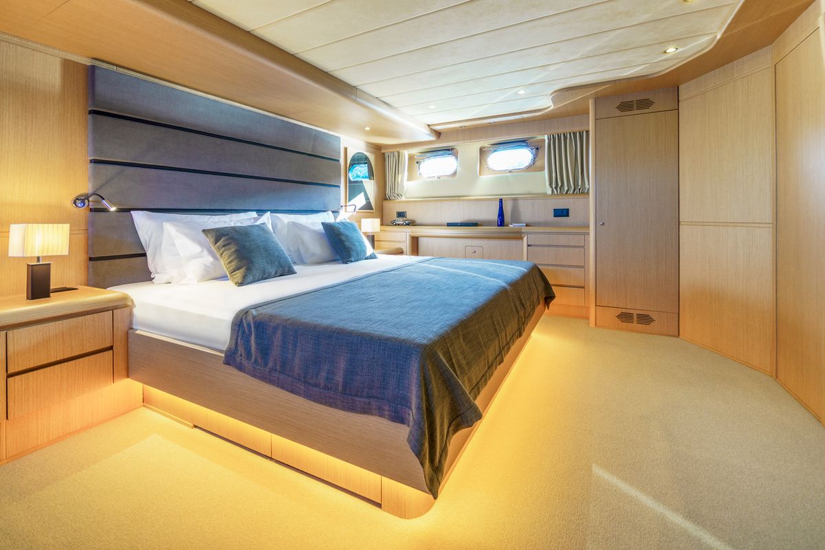 Cabin on Phantom, a Gulet Motoryacht yacht at Split, Croatia