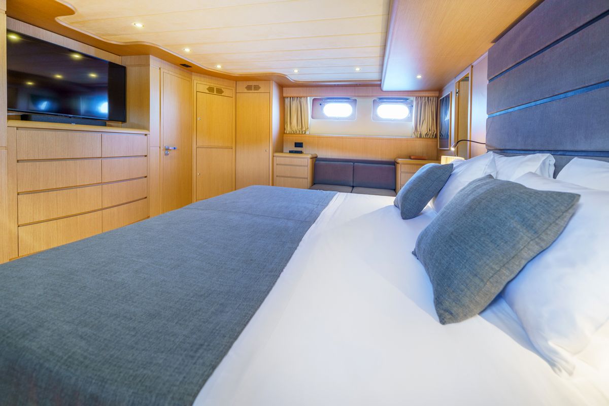 Cabin on Phantom, a Gulet Motoryacht yacht at Split, Croatia
