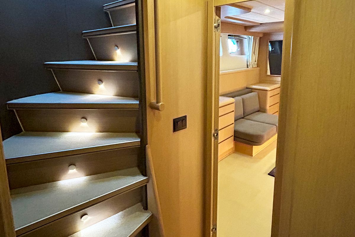 Salon of Phantom, a Gulet Motoryacht yacht at Split, Croatia