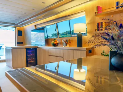 Galley of Phantom, a Gulet Motoryacht yacht at Split, Croatia