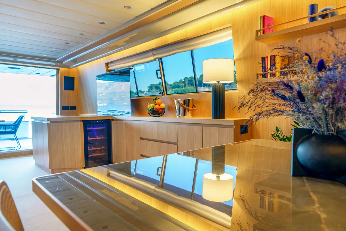Galley of Phantom, a Gulet Motoryacht yacht at Split, Croatia
