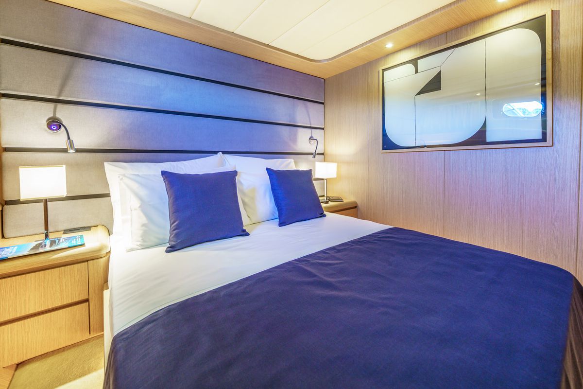 Cabin on Phantom, a Gulet Motoryacht yacht at Split, Croatia
