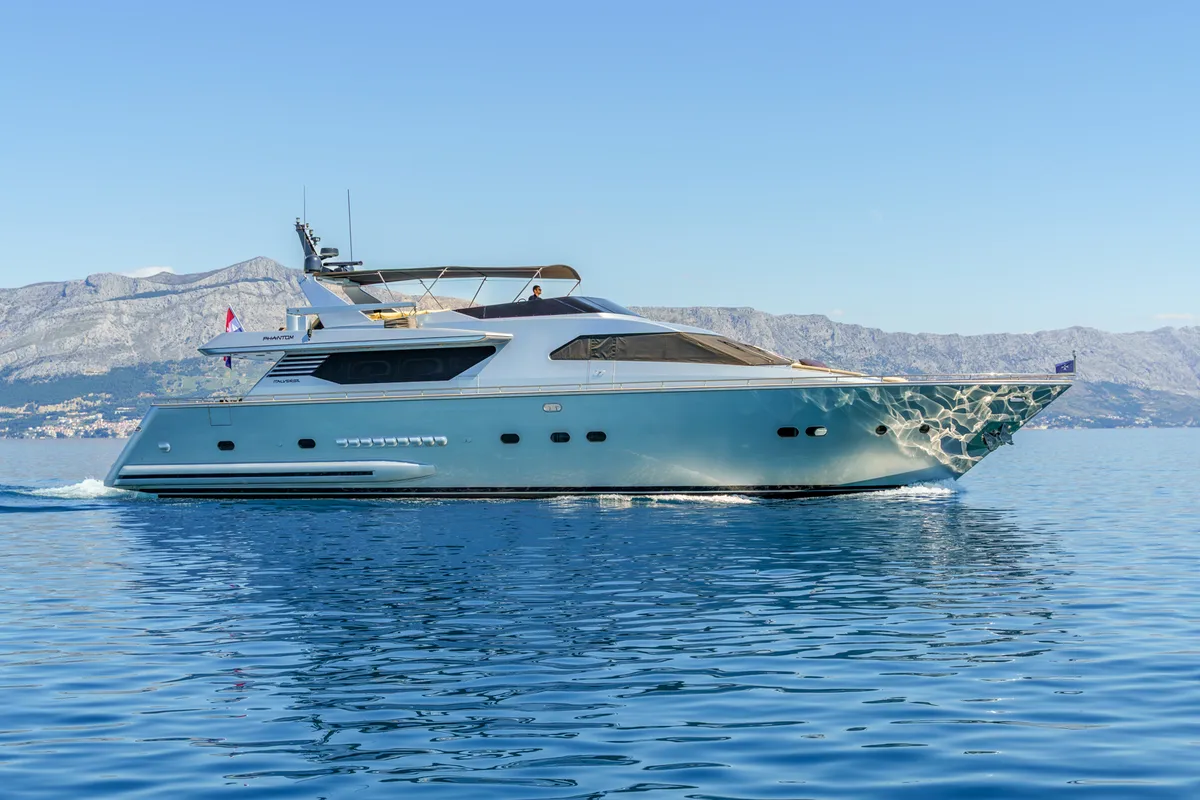 Exterior view of Phantom, a Gulet Motoryacht yacht at Split, Croatia